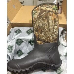 Muck Boot Field Blazer Insulated Waterproof Hunting Boots Sz 10 Realtree Camo